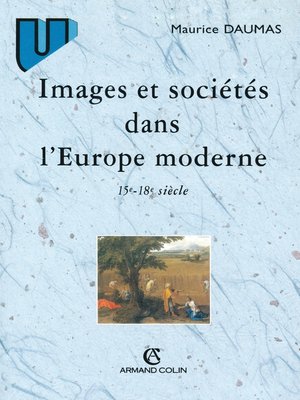 cover image of Images et sociétés dans l'Europe moderne